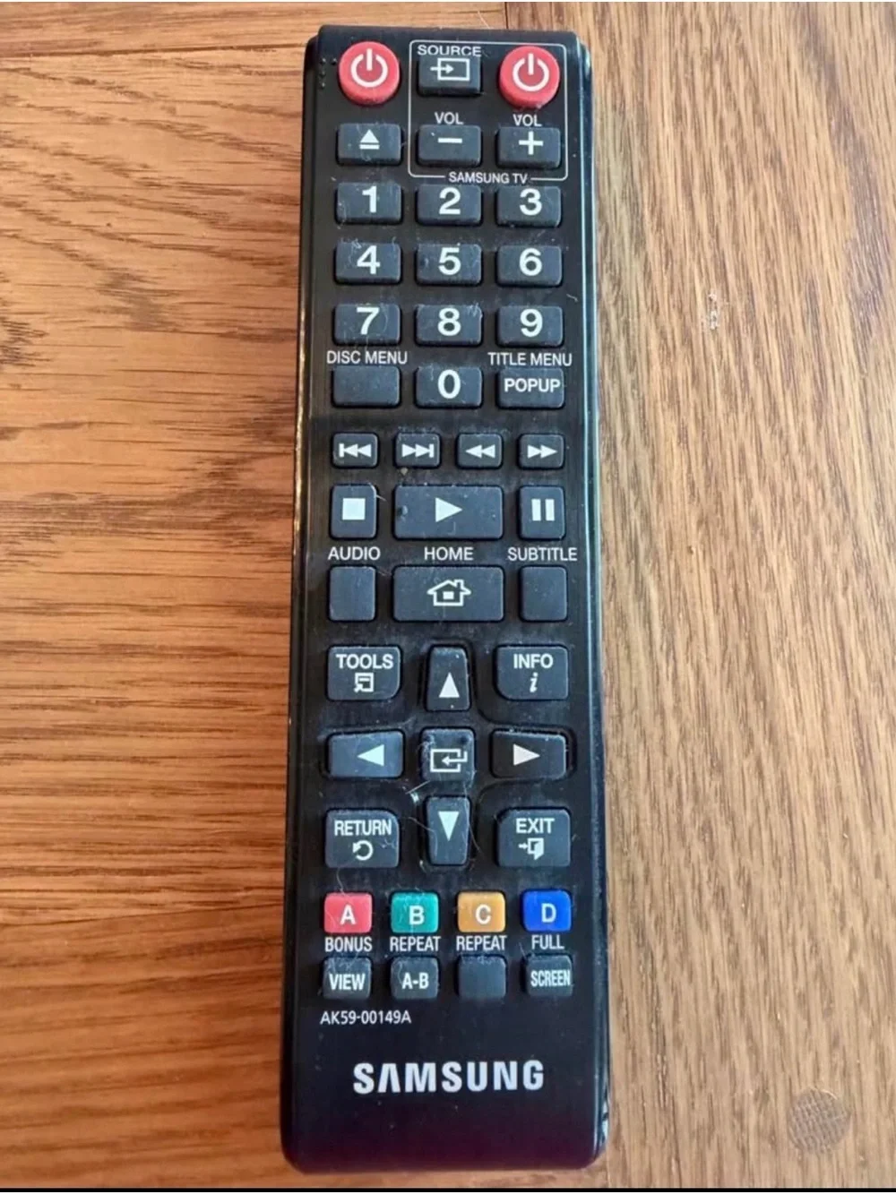 Blu-ray Player Top Cover with Blu-ray Logo - Black with remote TESTED